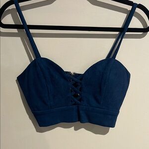 Elegant Blue Women's Top